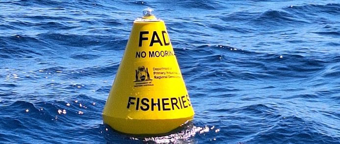 Fish aggregating devices (FADs) locations